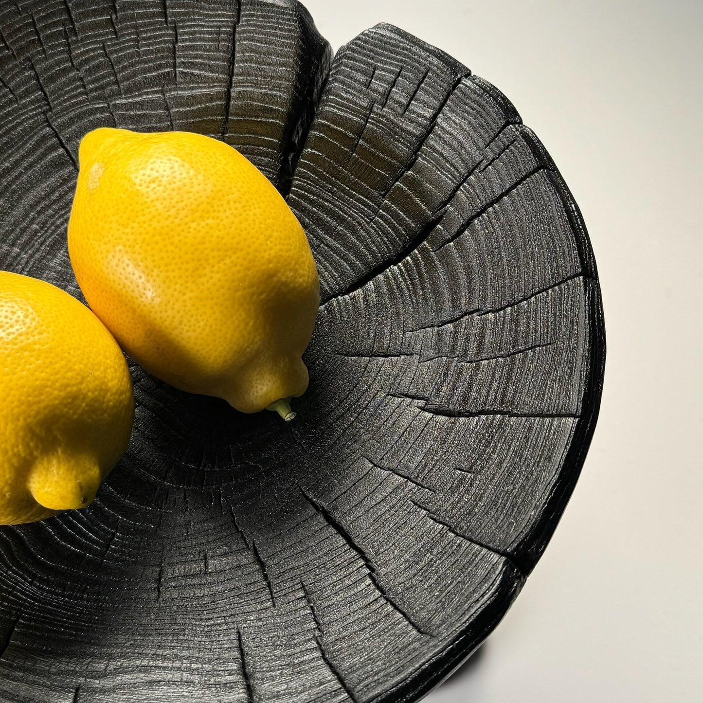Charred Ash Three Legged Bowl