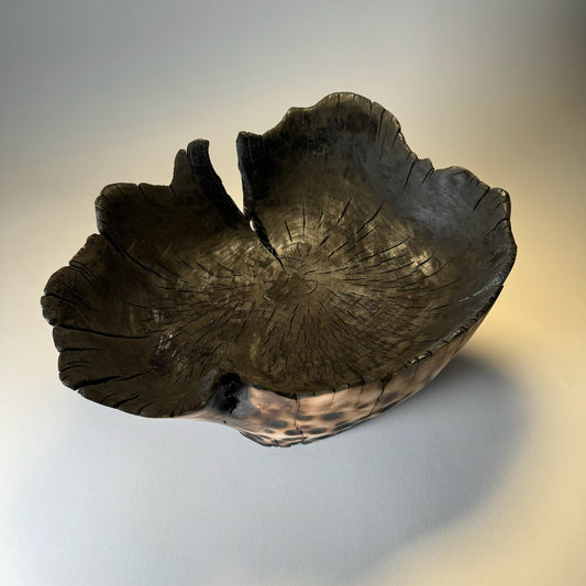Charred Ash Leopard Bowl