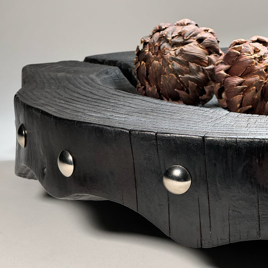 Large Yakisugi Cedar Centrepiece ‘20 Years of Growth’