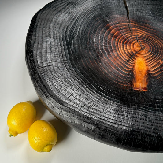 Yakisugi Cedar Wood Centrepiece Bowl