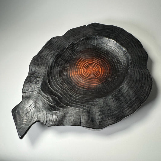 Yakisugi Cedar Wood Centrepiece Bowl