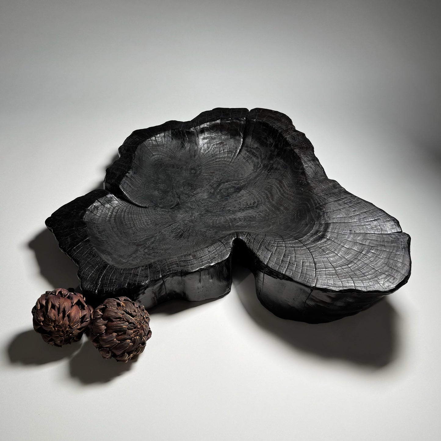 Large Charred Ash Trencher