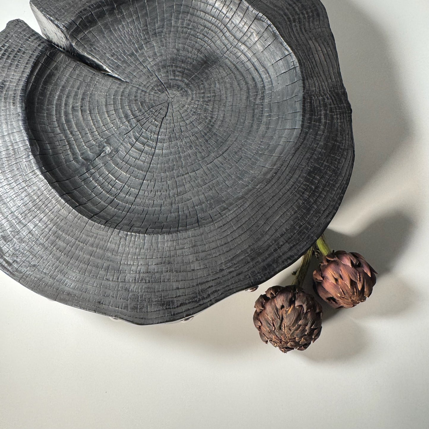 Large Yakisugi Cedar Centrepiece ‘20 Years of Growth’