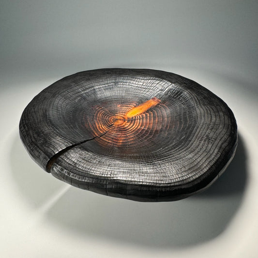 Yakisugi Cedar Wood Centrepiece Bowl