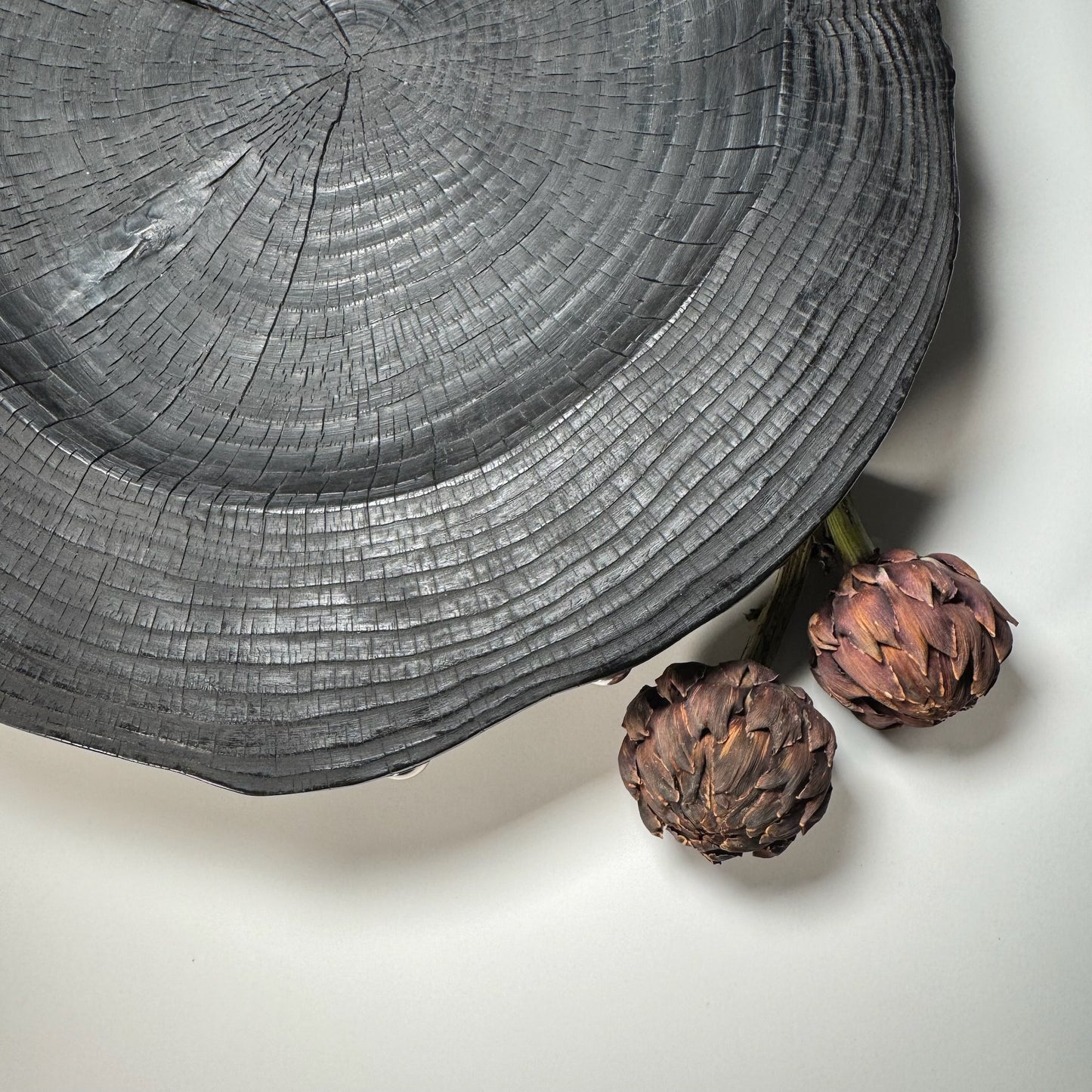 Large Yakisugi Cedar Centrepiece ‘20 Years of Growth’