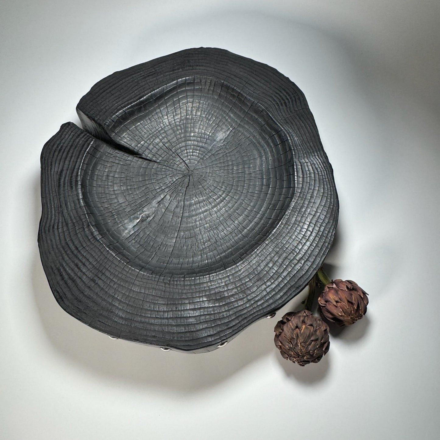 Large Yakisugi Cedar Centrepiece ‘20 Years of Growth’