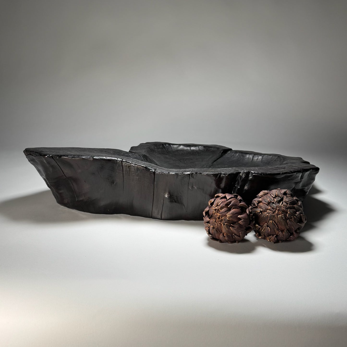 Large Charred Ash Trencher