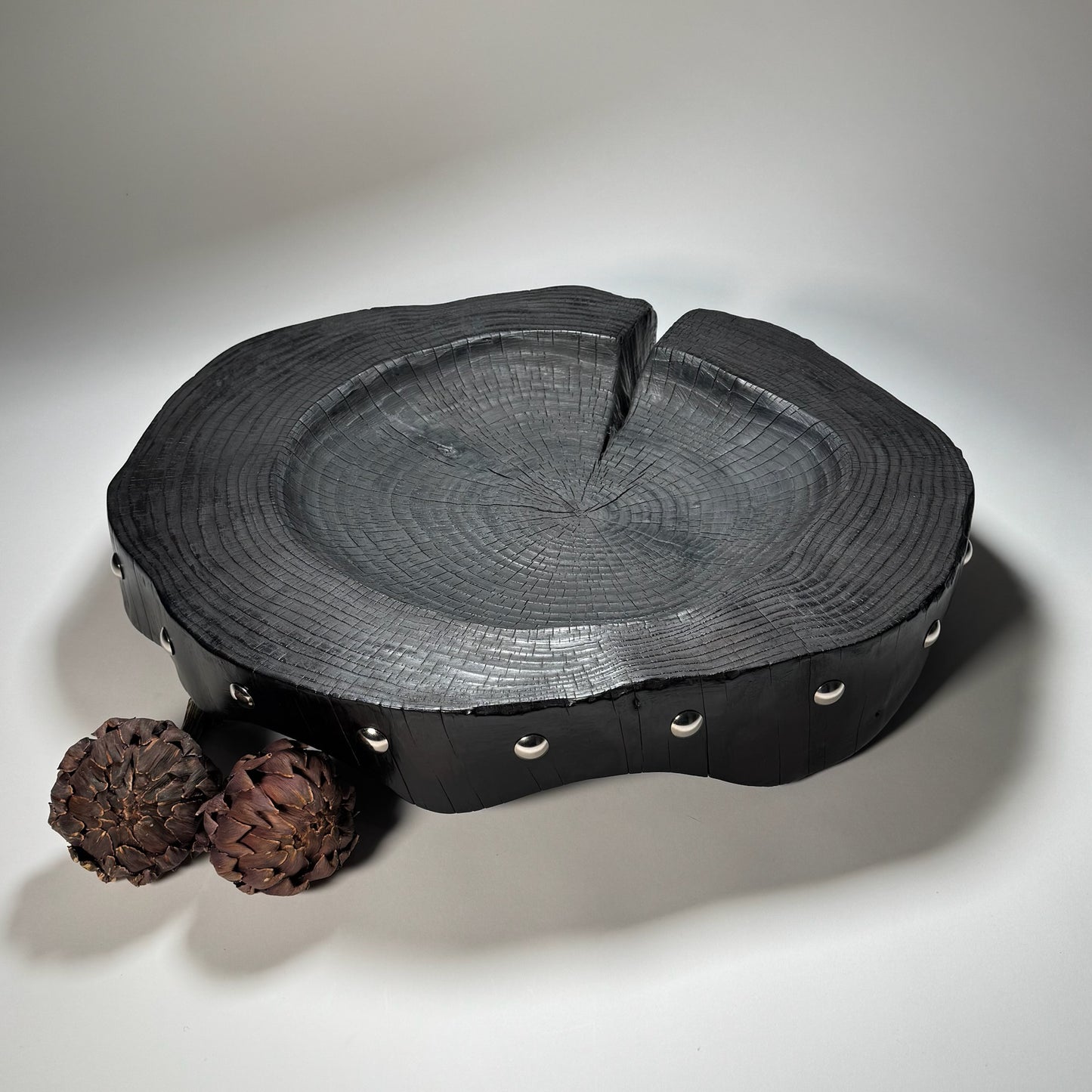 Large Yakisugi Cedar Centrepiece ‘20 Years of Growth’